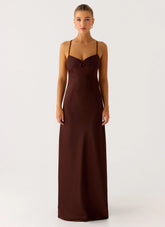 Joanie Maxi Dress - Chocolate