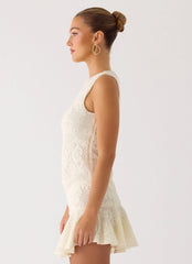 Adoria Mini Dress - Ivory