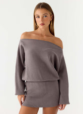 Ravyn Mini Dress - Grey