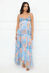 Be Myself Maxi Dress Blue