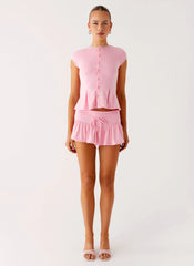 Landon Mini Skort - Pink