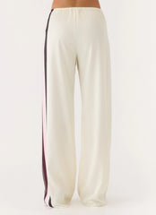 Deacon Low Rise Pants - Bloom Stripe