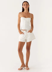 Samah Top - White